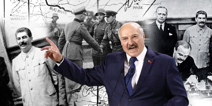 Wilno i Białystok to białoruskie miasta?! Łukaszenka powołuje się na mapę z tajnego protokołu paktu Ribbentrop-Mołotow!