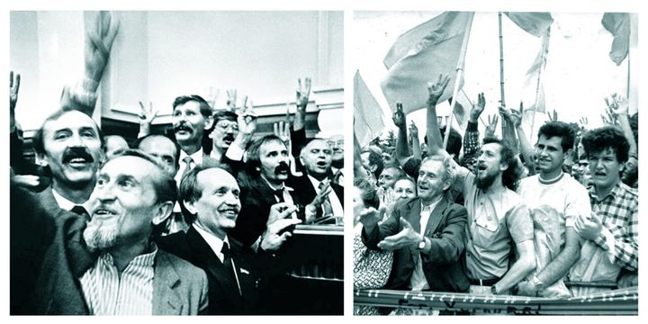 34 lata temu Ukraina proklamowała niepodległość. Dziś broni wolności Zachodu przed tyranią