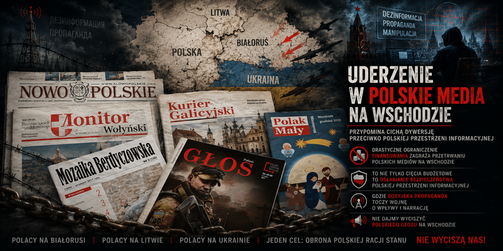 Redukcja finansowania polskich mediów na Wschodzie przypomina cichą dywersję